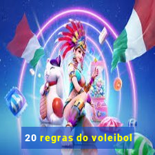 20 regras do voleibol